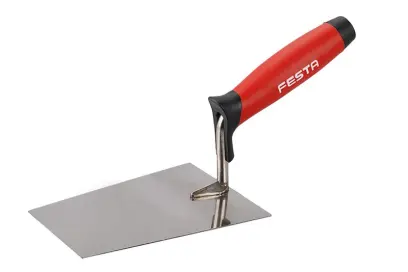 Zednická lžíce nerez 160mm s gum.ručkou, FESTA 31234 (L31234)