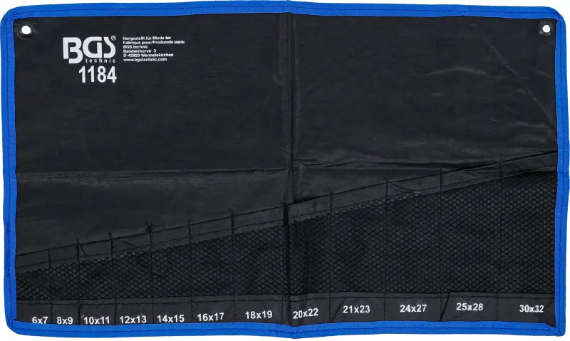 Prázdná kapsa BGS101184-LEER z tetronu pro sadu klíčů BGS 1184 (BGS101184-LEER)