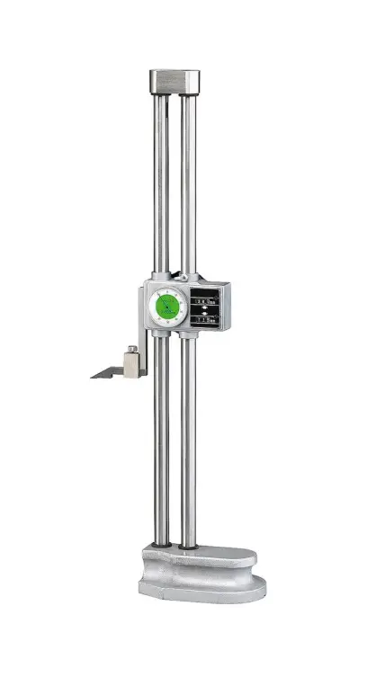 Výškoměr 500 mm x 0,01 mm s rýsovacím nářadím a indikátorem (BER311026)