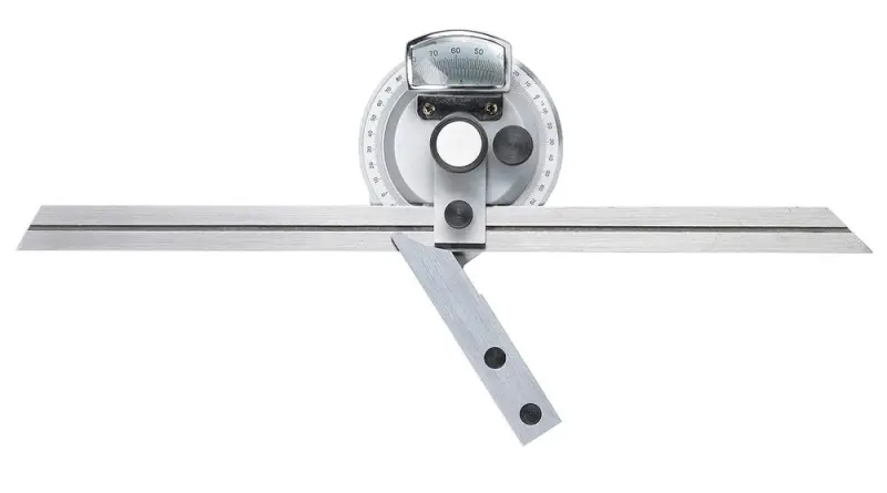 Univerzální úhloměr 300 mm s lupou (BER311040)