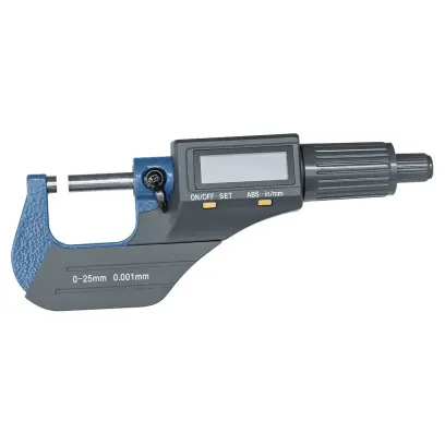 Digitální třmenový mikrometr 0 ÷ 25 mm / 0,001 (BER311055)