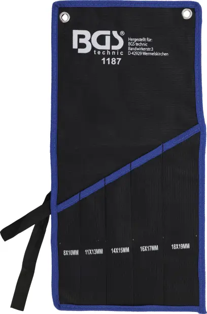BGS 1187-LEER Prázdná kapsa z tetronu pro sadu klíčů BGS 1187 (BGS101187-LEER)