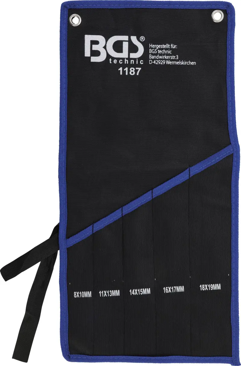 BGS 1187-LEER Prázdná kapsa z tetronu pro sadu klíčů BGS 1187 (BGS101187-LEER)