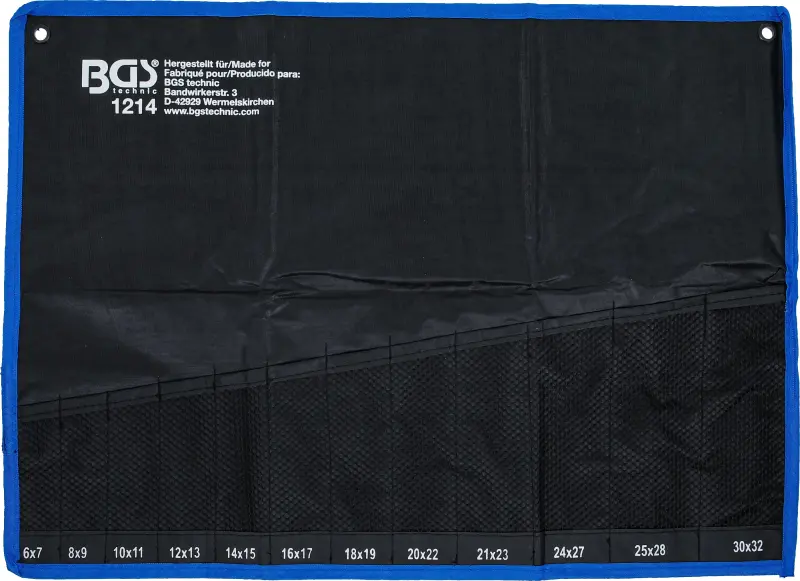 Prázdná kapsa BGS101214-LEER z tetronu pro sadu klíčů BGS 1214 (BGS101214-LEER)