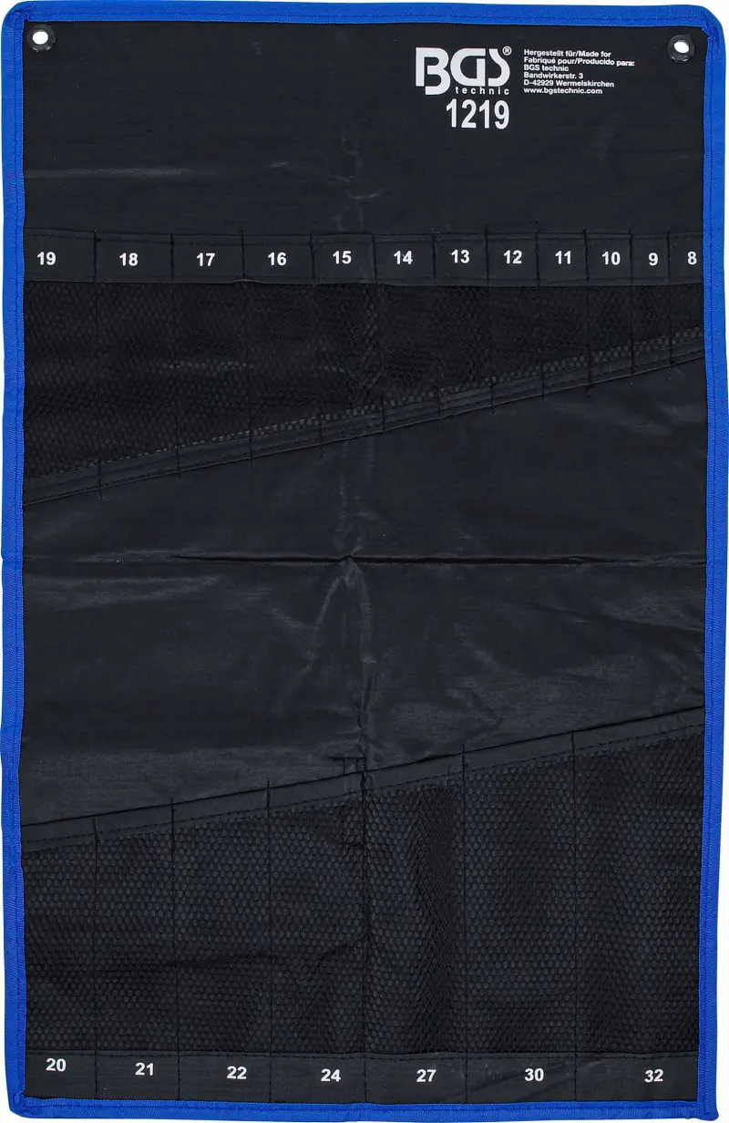 BGS 1219-LEER Prázdná kapsa z tetronu pro sadu klíčů BGS 1219 (BGS101219-LEER)