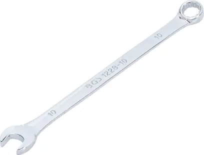 BGS 1228-10 Očkoplochý klíč 10 mm, extra dlouhý, leštěný (BGS101228-10)