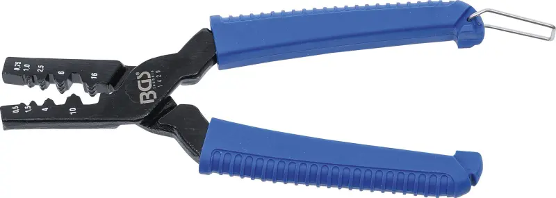 BGS 1429 Konektorové kleště 190 mm pro dutinky 0,5 ÷ 16 mm2 (BGS101429)