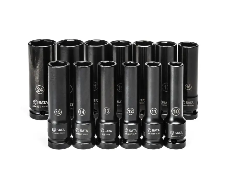 13ks. Sada metrických tenkostěnných nástrčných hla (SATAST34398T)