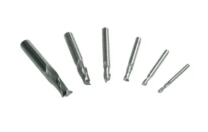 Bernardo 42-1000 Stopkové 2břité HSS frézy 3 - 10 mm - 6 ks (BER421000)