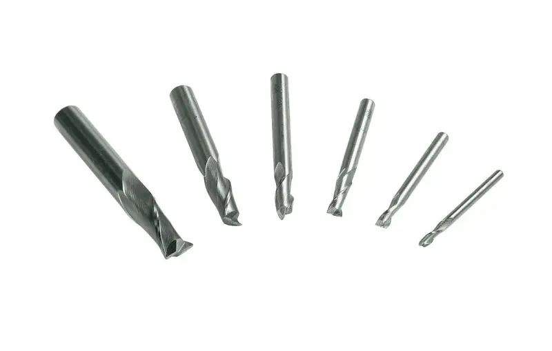 Bernardo 42-1000 Stopkové 2břité HSS frézy 3 - 10 mm - 6 ks (BER421000)