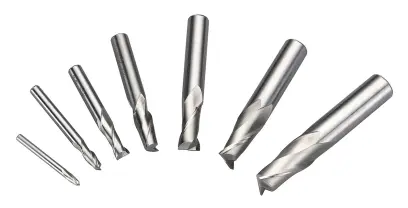 Stopková fréza Bernardo 4 - 12 mm, sada 7 ks 2-břitých HSS fréz (BER421005)