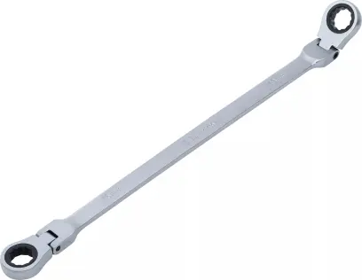 Oboustranný očkový klíč 16 x 18 mm s ráčnou BGS101541-16X18, kloubový (BGS101541-16X18)