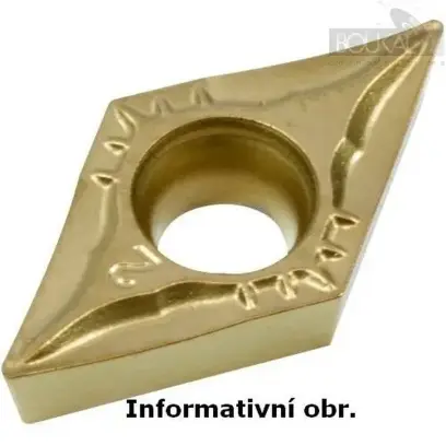 Vyměnitelné břitové destičky HM - DCMT 070202. Sada 10 kusů (A2/A3/B2/B3) (BER443133)