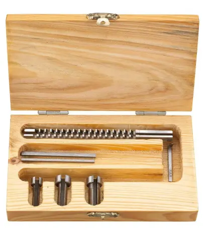 Bernardo 45-1000 Protahovací - drážkovací trny. Sada A - 2 / 3 mm (BER451000)