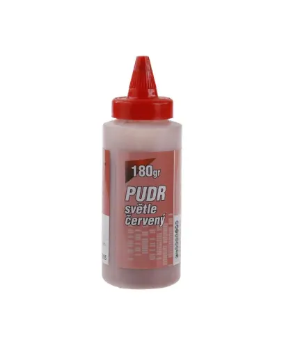 Pudr 180g světle červený, Levior 37095 (L37095)