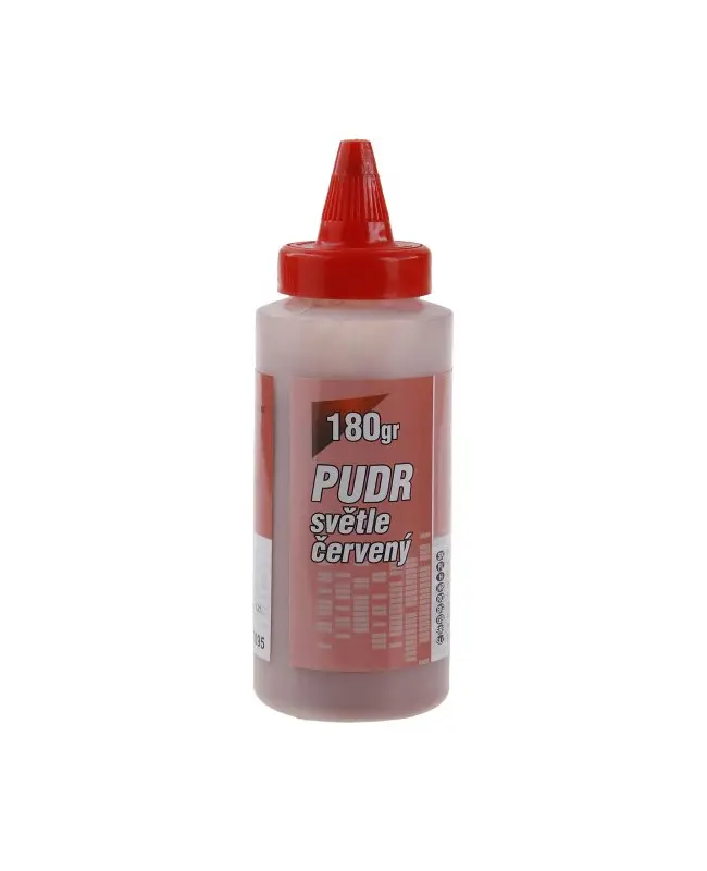 Pudr 180g světle červený, Levior 37095 (L37095)