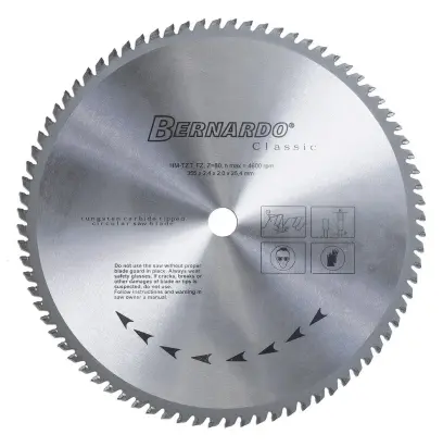 Pilový kotouč SK pr.355 x 2,4 x 25,4 mm, 80Z na hliník (BER481064)