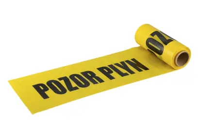 Fólie výstražná - plyn 22cmx50mx0,07mm (L38960)