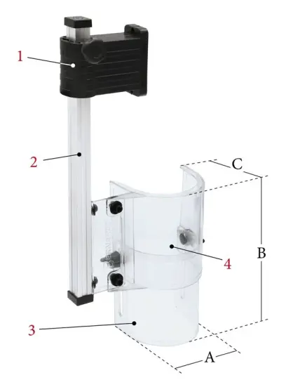 Kruhové bezpečnostní zařízení PTR-B pro vrtačky velikosti 2 / 400 V  (BER571001A)