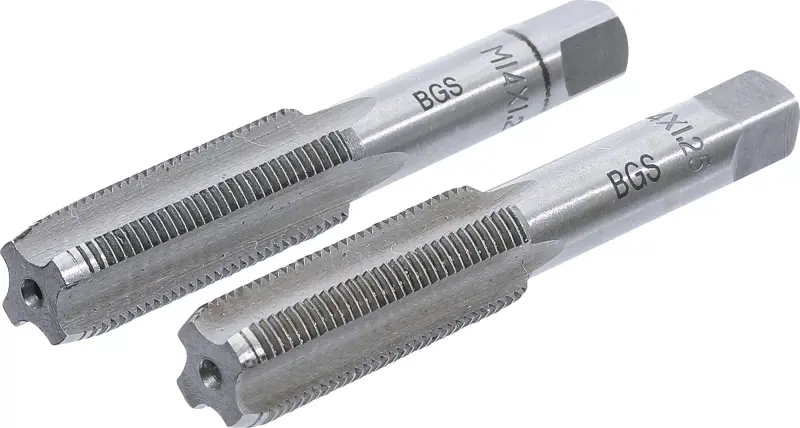 Závitníky M14 x 1,25 mm BGS101900-M14X1.25-B (Sada 2 díly) (BGS101900-M14X1.25-B)