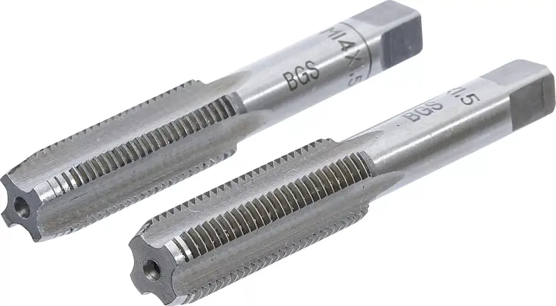 Závitníky M14 x 1,50 mm BGS101900-M14X1.5-B (Sada 2 díly) (BGS101900-M14X1.5-B)