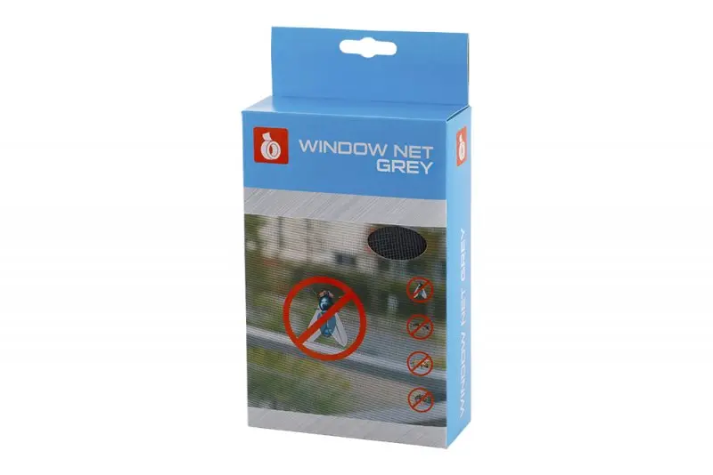 Sada okenní síť 150x180cm bílá 6.6m (L40052)
