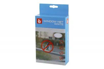 Sada okenní síť 150x180cm šedá 6.6m (L40053)