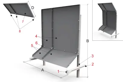 Zadní panel pro soustruhy PTO 31/160  (BER571092)
