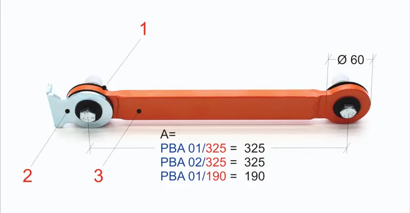 Prodlužovací rameno PBA 01/325  (BER571141)