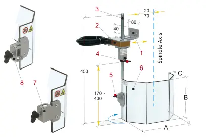 Bezpečnostní zařízení pro vrtačky PTR 02/180  (BER571202)