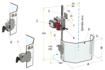 Bezpečnostní zařízení pro vrtačky PTR 04/140  (BER571204)