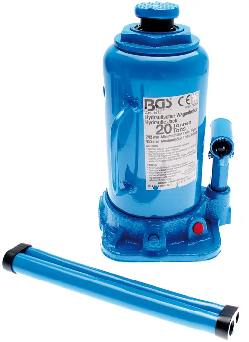 zvedák hydraulický 20 tun (panenka) (BGS101974)