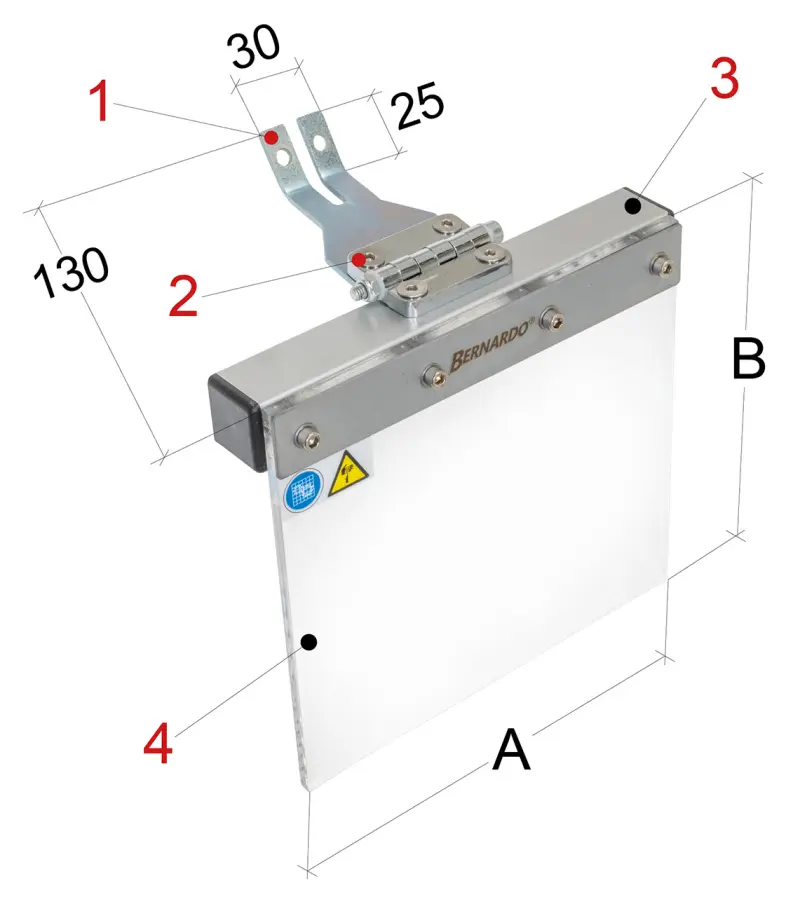 Ochranné zařízení pro brusky PMA-S velikost 1  (BER571250B)