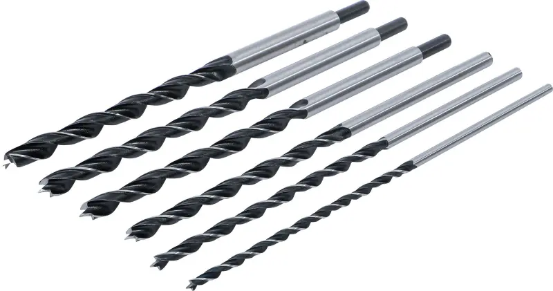 BGS 2018 Spirálové vrtáky do dřeva Kraftmann 6 ÷ 14 x 300 mm Sada 6 dílů (BGS102018)