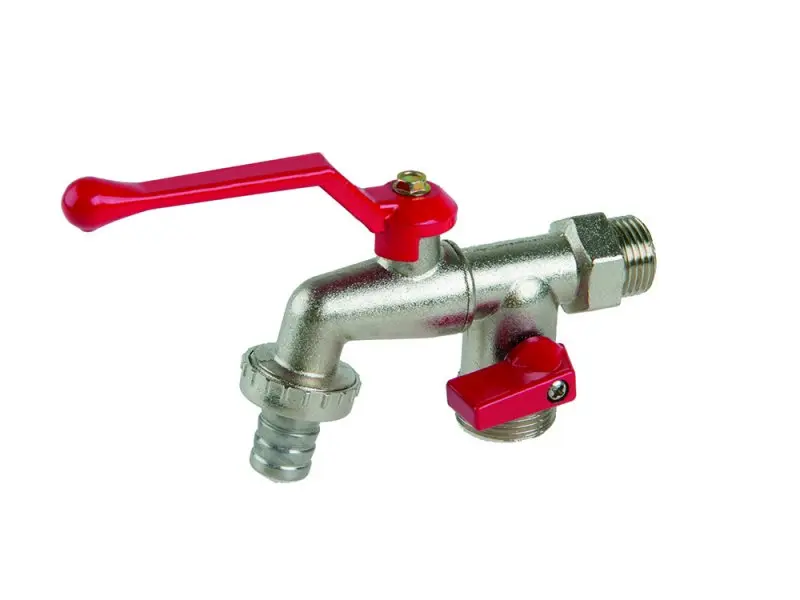 Ventil zahradní dvojitý 1/2"x3/4"x3/4" (L45105)