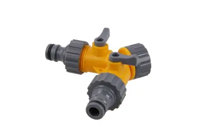 Rozdvojka s vent.pro 2 rychlospojky, Levior 45134 (L45134)