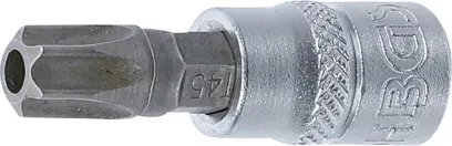 Zástrčná bitová hlavice 1/4" T 45 BGS102165-T45 s vrtáním (BGS102165-T45)