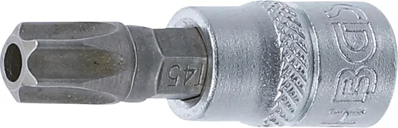 Zástrčná bitová hlavice 1/4" T 45 BGS102165-T45 s vrtáním (BGS102165-T45)