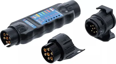 Elektrická zkoušečka BGS102171, zásuvky a zástrčky přívěsného vozíku. 7 a 13 pólů (BGS102171)