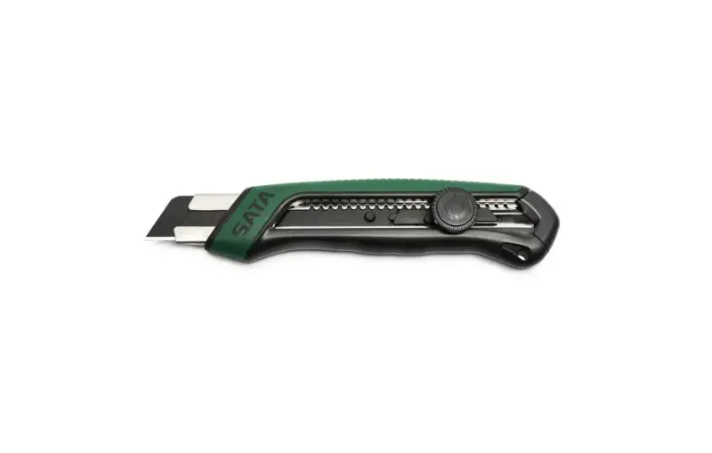 Odlamovací nůž 25x125 mm SATA s pryžovou rukojetí (SATAST93483)