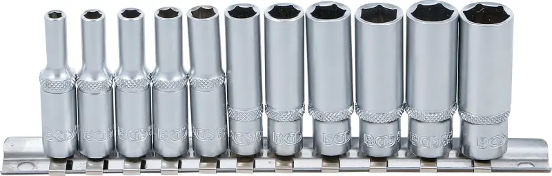 BGS 2221 Nástrčné hlavice 1/4" 4 ÷ 13 mm, prodloužené (BGS102221)