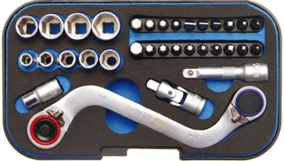 Očkové klíče 5 ÷ 13 mm BGS102242 "S" profil. Sada 34 dílů (BGS102242)