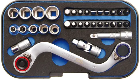 Očkové klíče 5 ÷ 13 mm BGS102242 "S" profil. Sada 34 dílů (BGS102242)