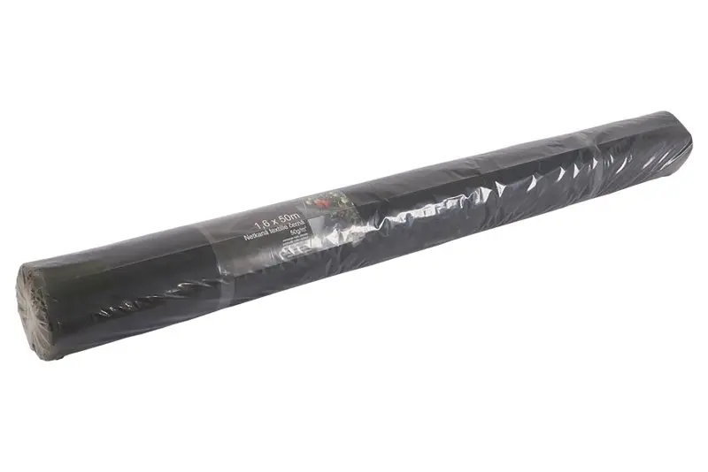 Netkaná textílie 1.6x50m černá 50g/m2, Levior 45552 (L45552)