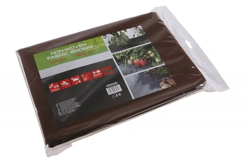 Netkaná textílie 1.6x5M hnědá 50g/m2 (L45556)