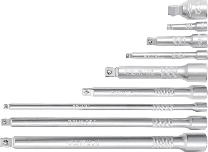 Sklopné prodloužení 1/4 - 3/8 - 1/2" BGS102253 (Sada 9 dílů) (BGS102253)