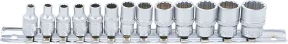 BGS 2269 Nástrčné hlavice 1/4" 12hranné 4 ÷ 14 mm Sada 13 dílů (BGS102269)