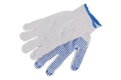 Rukavice bavlněné s PVC terčíky PLOVER, Levior 50526 (L50526)