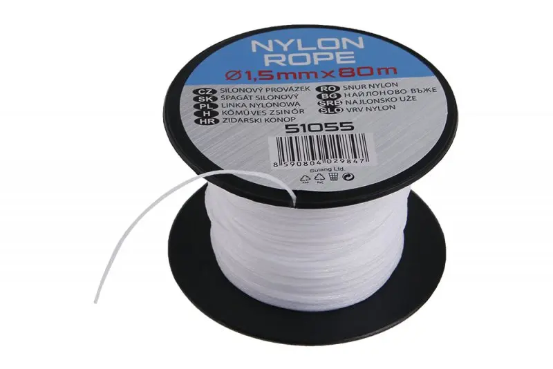 Silonový provázek 1.5mmx80M bílý (L51055)