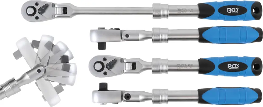 Teleskopická ráčna 3/8" s kloubem BGS1025106 délka 240 ÷ 340 mm (BGS1025106)